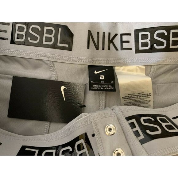 New Nike Women's Sz XL Pant Softball Baseball Gray NWT - Picture 2 of 5